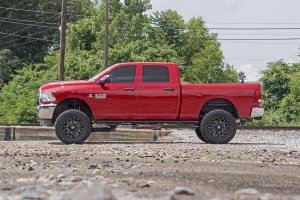 Ram 3500 Suspension Lift Kit - Rough Country - 5 Inch, Radius Arm Drop, SRW - '13-'15